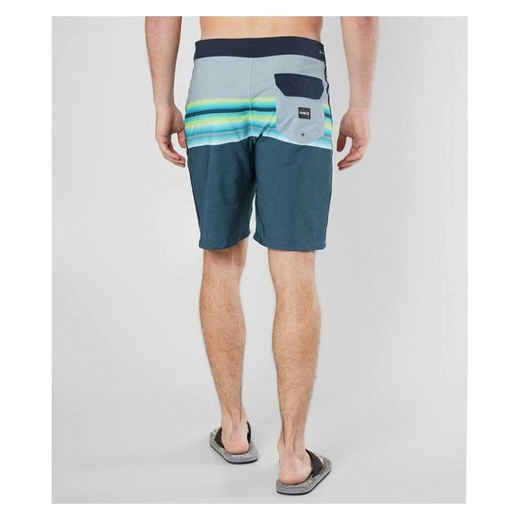 Hurley Men's Phantom Solace 20" Boardshorts - Blue Force - Picture 3 of 4